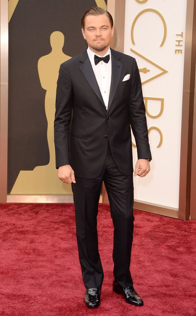 Leonardo Di Caprio con esmoquin_Oscar 2016